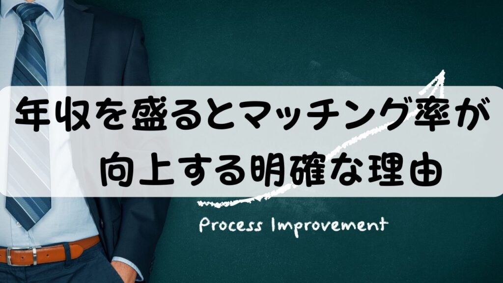 年収を盛るとマッチング率が向上する明確な理由