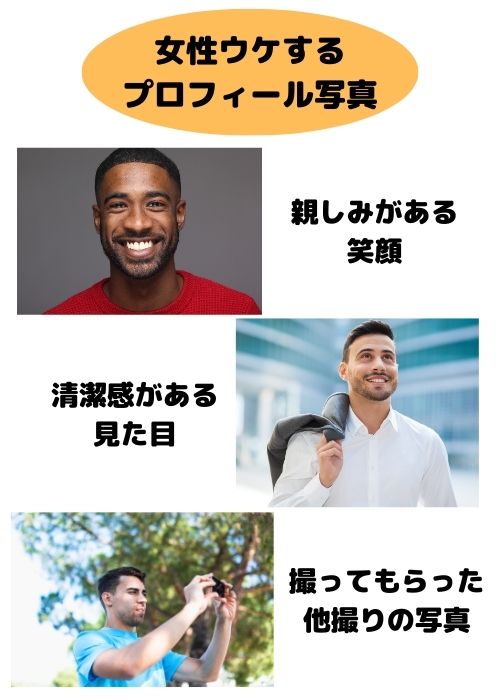 女性ウケするプロフィール写真