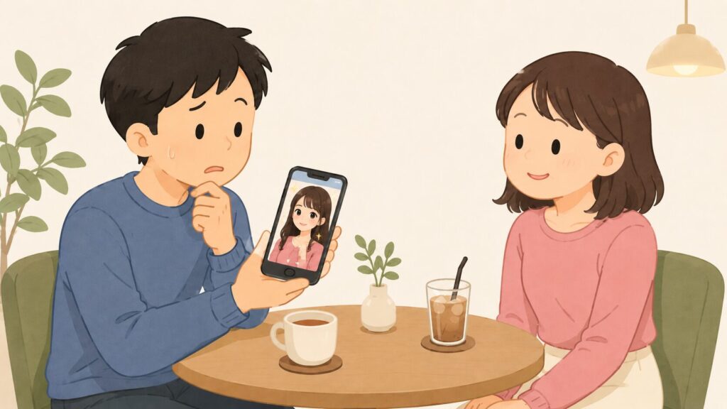 写真とのギャップ