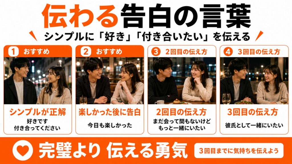 伝わる告白の言葉